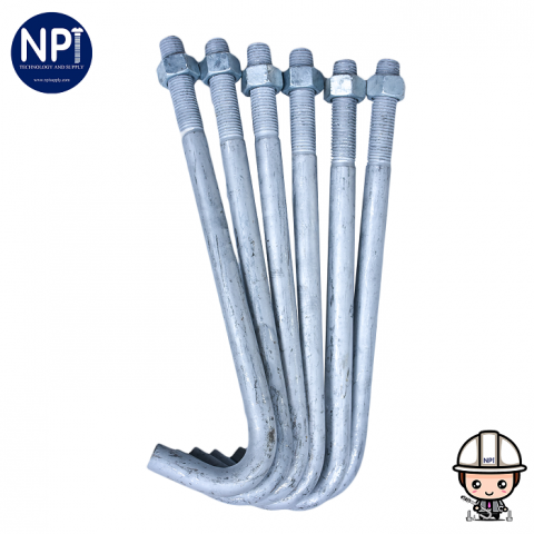 งานสั่งทำ J Bolts ชุบ HDG